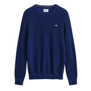 GANT Textured Cotton Crew Neck Sweater